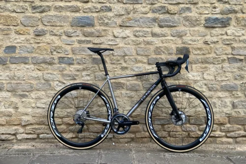 Genesis Volare 953 Stainless Steel Fade with Dura Ace Disc and 4ZA 45mm carbon wheels Dream Build