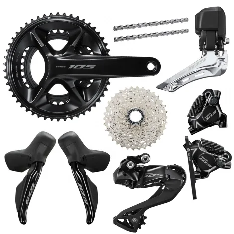 This voucher is to be applied to an Ultegra Mechanical Disc build to make it a 105 Disc Di2 build. One voucher per build.