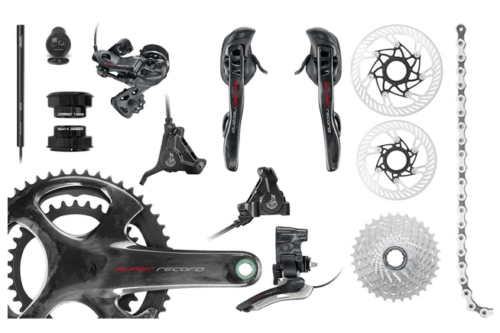 This voucher is to be applied to a Dura Ace Disc Di2 build to make it a Super Record EPS Disc. One voucher per build. Ts & Cs apply