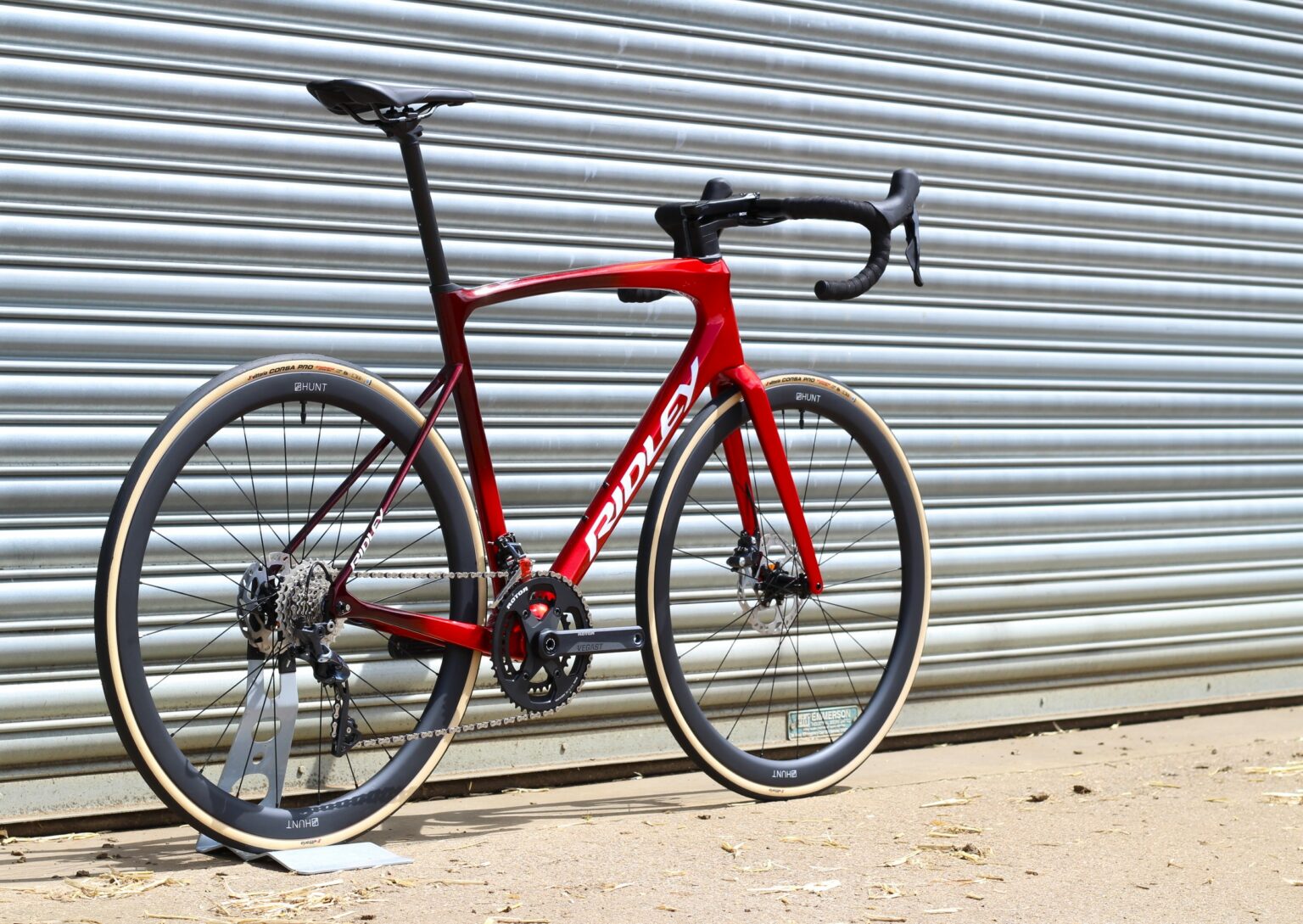 Ridley Fenix SLiC Ultegra Mech Rotor Vegast Red to Candy Red Fade with ...