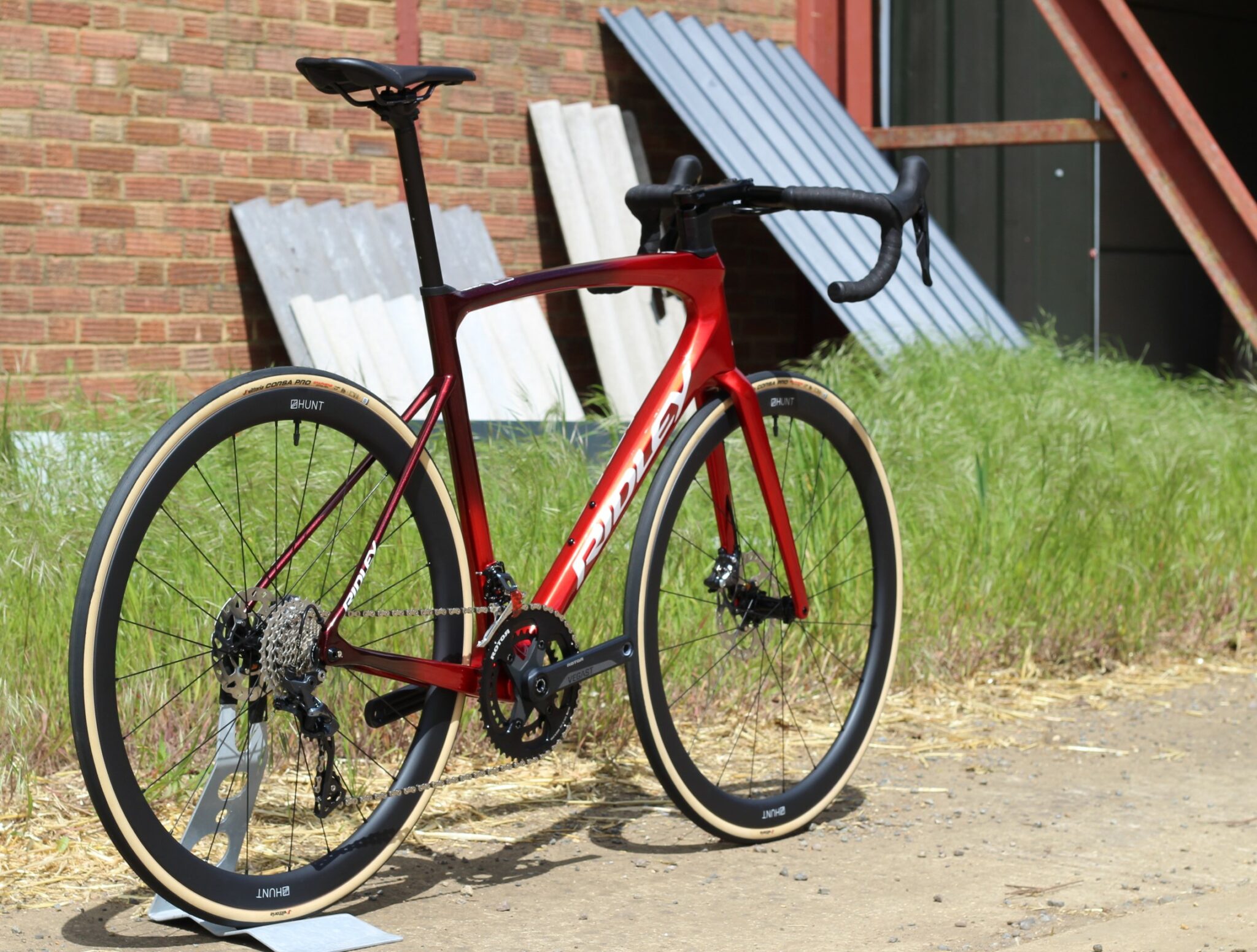 Ridley Fenix SLiC Ultegra Mech Rotor Vegast Red to Candy Red Fade with ...