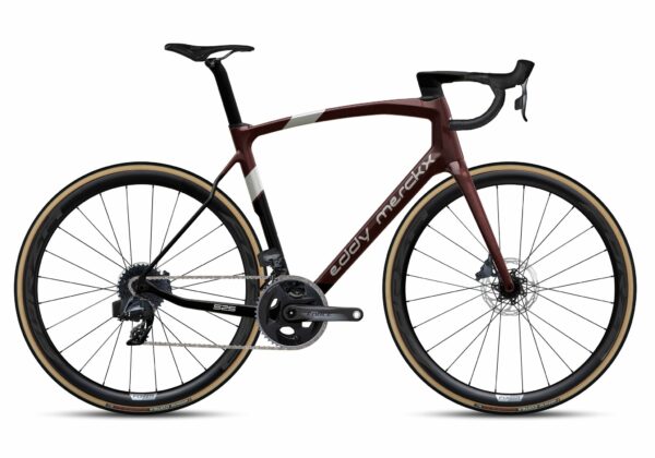 Eddy Merckx Bourgogne Red Metallic Gloss Finish